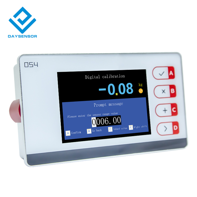 DY054 DAYSENSOR Force Gauge Measuring Instrument Weighing Display Control Equipment Dynamometer RS485/Ethernet High Precision Pull Push Meter